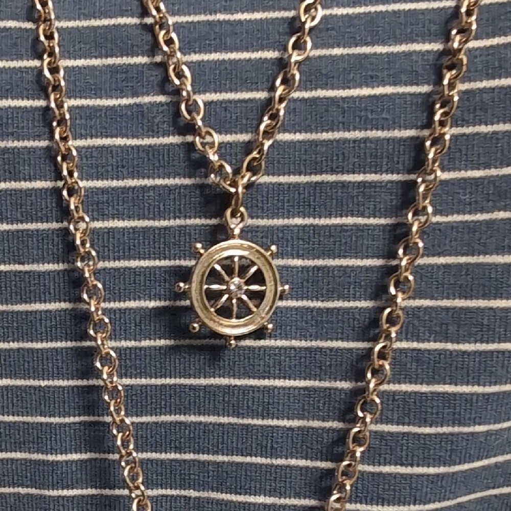 Charming Charlie Nautical Necklace with Tassel - Picture 3 of 7
